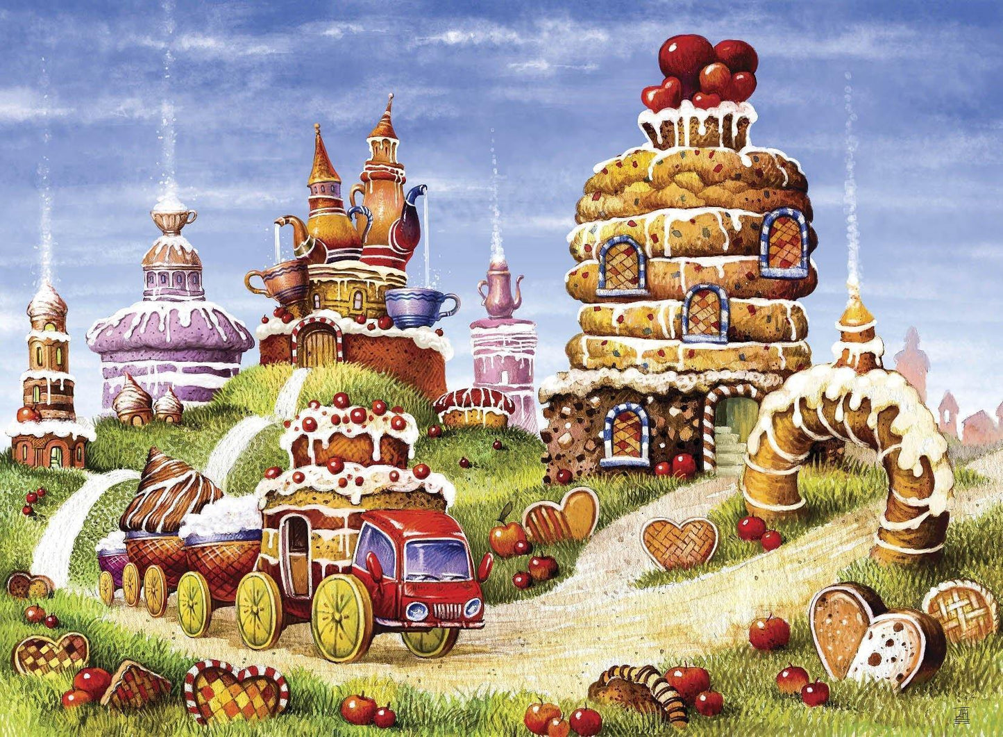 DaVICI Exclusive Holzpuzzles - Kuchenberge.