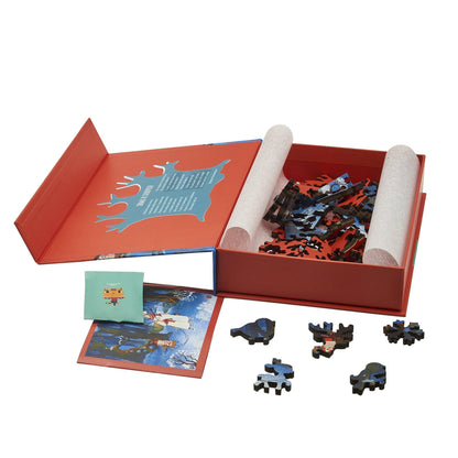 DaVICI Exclusive Holzpuzzles - Winter und Schlitten.